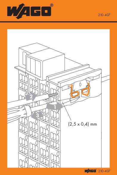 Handhabungsaufkleber 210-407