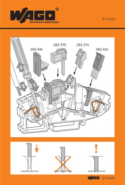 Handhabungsaufkleber 210-424 Handhabungsaufkleber 210-424