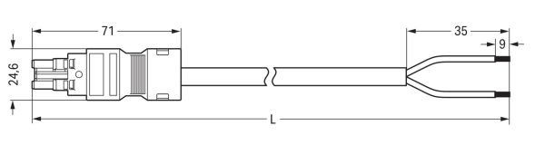 konfekt. Anschlussleitung 771-8992/116-101 konfekt. Anschlussleitung 771-8992/116-101