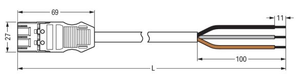 konfekt. Anschlussleitung 771-9273/216-105