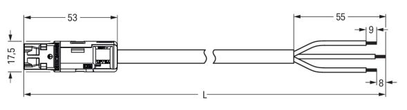 konfekt. Anschlussleitung 774-9993/206-802
