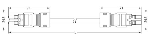 konfekt.Verbindungsleitung 771-8982/006-104 konfekt.Verbindungsleitung 771-8982/006-104