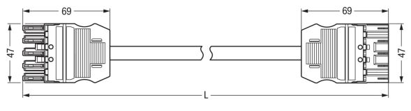 konfekt.Verbindungsleitung 771-9975/017-801 konfekt.Verbindungsleitung 771-9975/017-801
