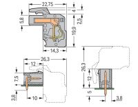 1-Leiter Federleiste 232-118/026-000