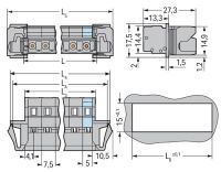 1-Leiter-Stiftleiste 731-602/114-000