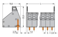 2-Leiter-Federleiste 806-203