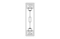 Bauteilmodul m. Widerstand 289-128/005-000