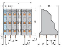 Dreistock-Leiterplattenkl. 737-508