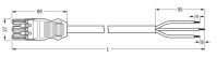 konfekt. Anschlussleitung 771-9973/117-601