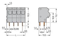 Leiterplattenklemme 254-454/000-004