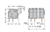 Leiterplattenklemme 255-402