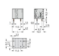 Leiterplattenklemme 2624-3508 Leiterplattenklemme 2624-3508