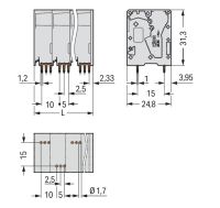 Leiterplattenklemme 2636-3104/020-000
