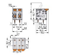 Leiterplattenklemme,Hebel 2604-1103/000-015