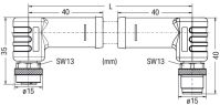 Power-Leitung,M12L-Buchse 756-3506/050-005