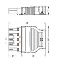 Steck. m. Zugentlastungsg. 770-1115/022-000