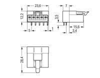 Stecker für Leiterplatten 890-3115/011-000