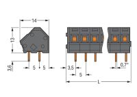 THR-Leiterplattenklemme 236-404/334-604