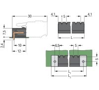 THR-Stiftleiste Lötstift 231-47#4050821042860