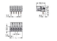 THT-Federleiste abgewink. 722-240