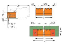 THT-Stiftleiste Lötstift 231-571/001-000