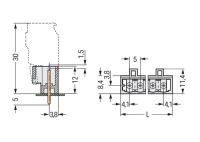 THT-Stiftleiste Lötstift 721-167/001-000
