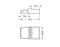 Zwischenkupplung 5-polig 890-655