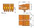 1-Leiter-Federleiste 231-316/008-000