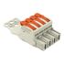 1-Leiter-Federleiste Hebel 832-1104/334-000