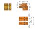 2-Leiter-Federleiste 231-2312/026-000