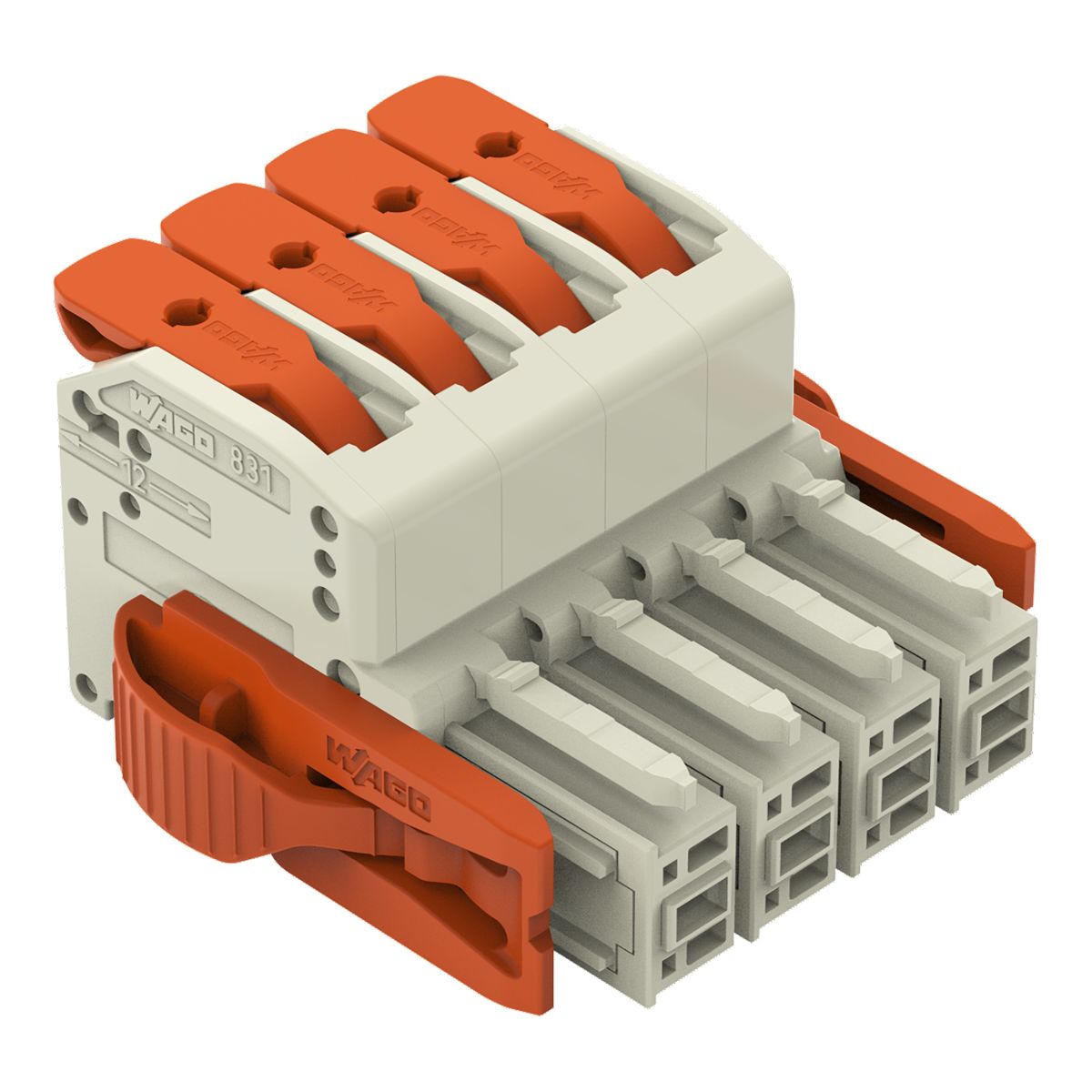 1-Leiter-Federleiste 831-1104/038-000