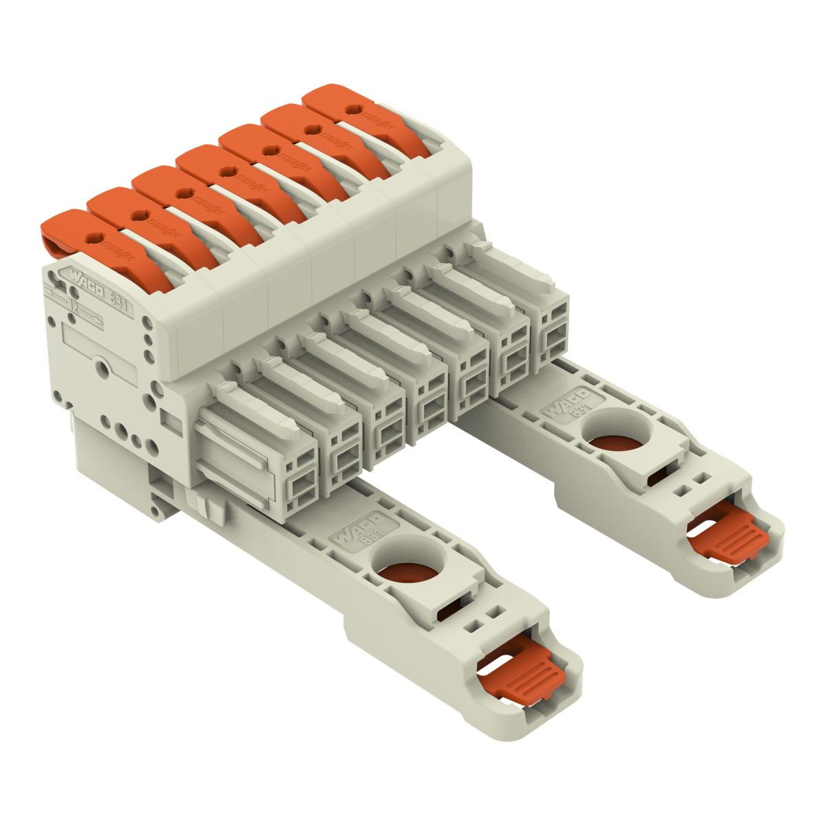 1-Leiter-Federleiste 831-1107/306-000