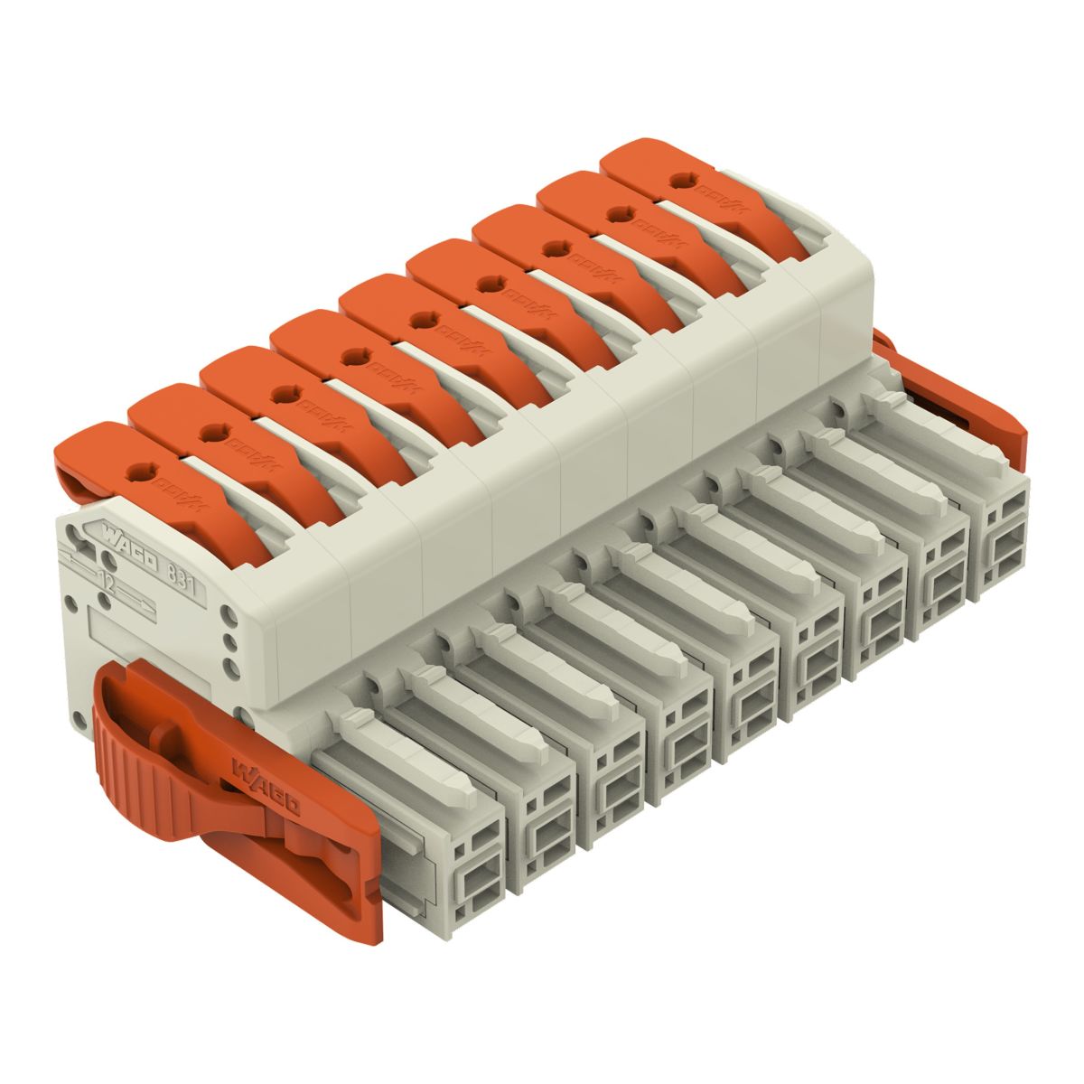 1-Leiter-Federleiste 831-1109/038-000