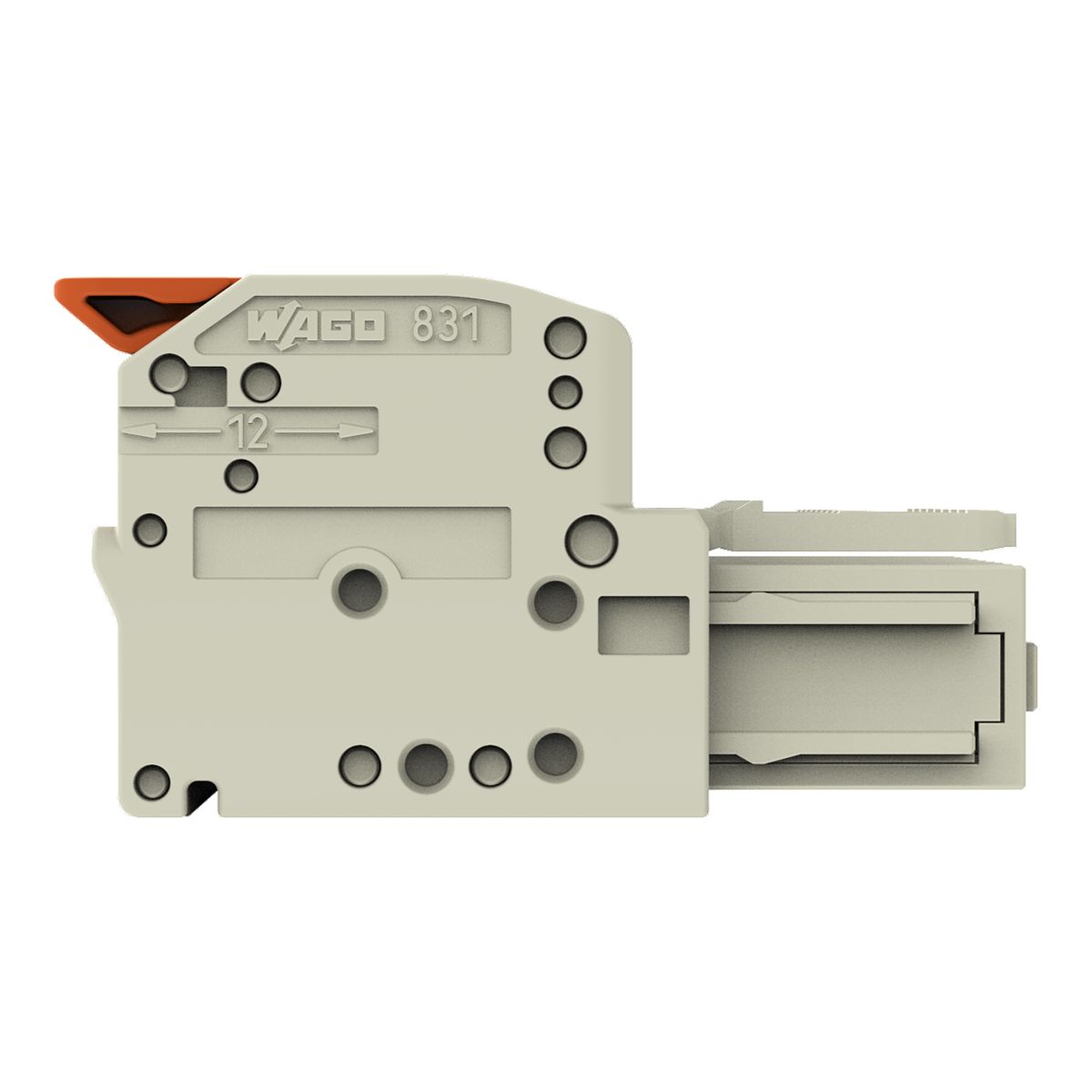 1-Leiter-Federleiste Hebel 831-1109