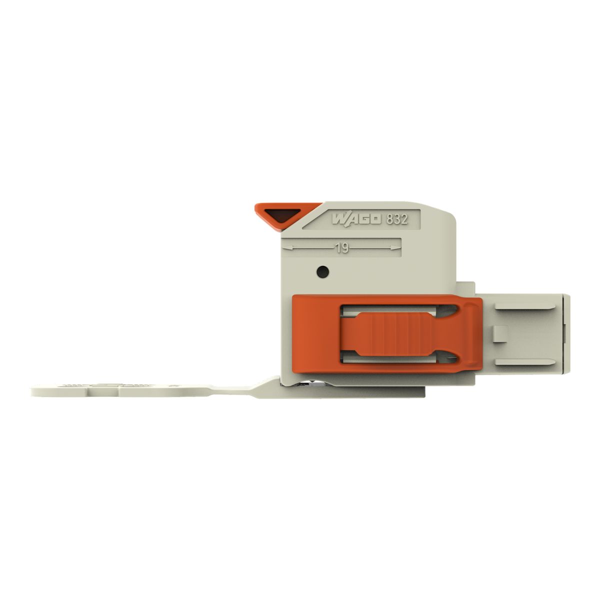 1-Leiter-Federleiste Hebel 832-1102/312-000