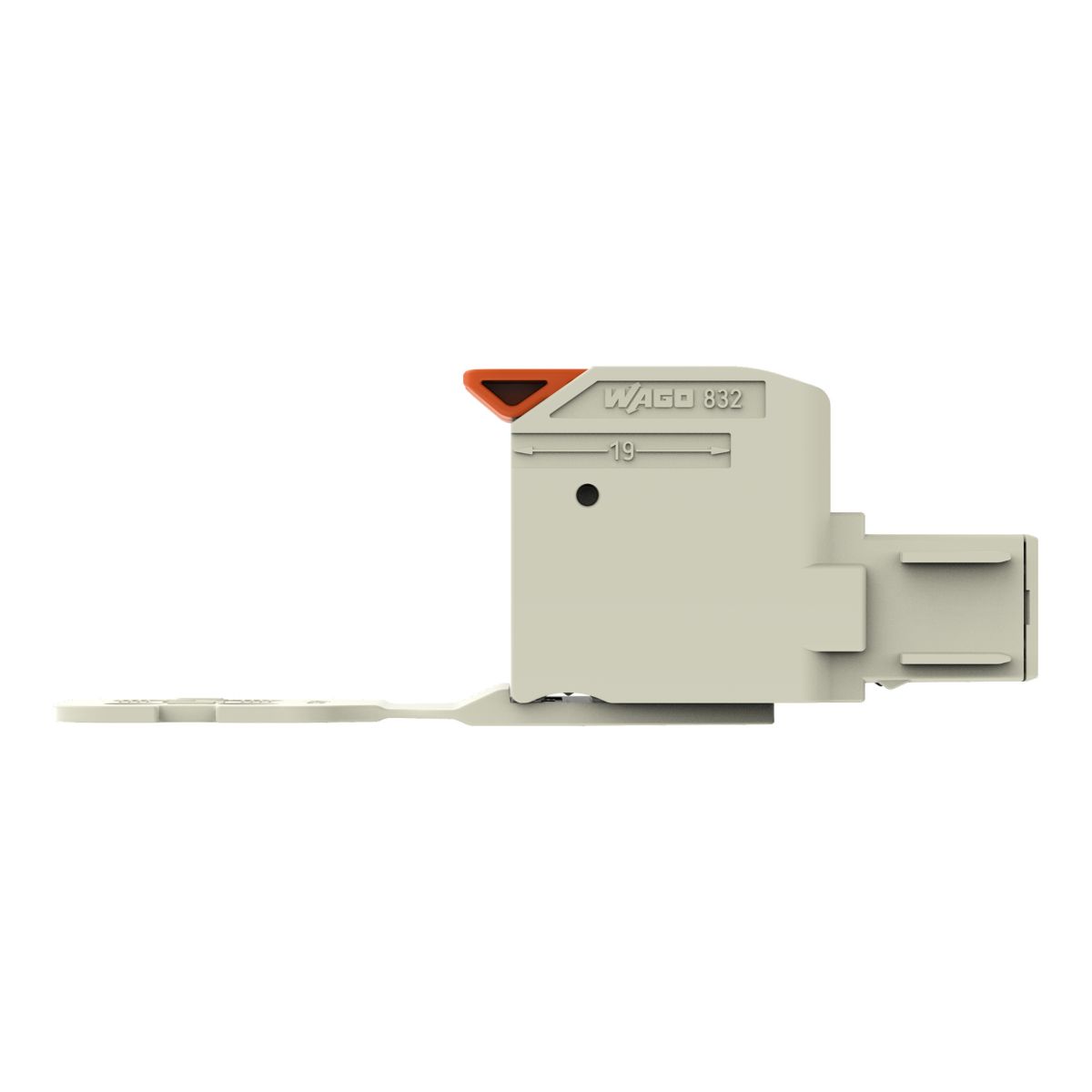 1-Leiter-Federleiste Hebel 832-1102/332-000