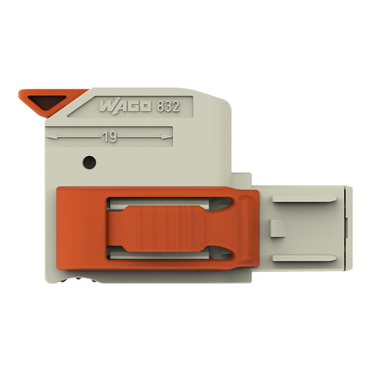 1-Leiter-Federleiste Hebel 832-1103/037-000