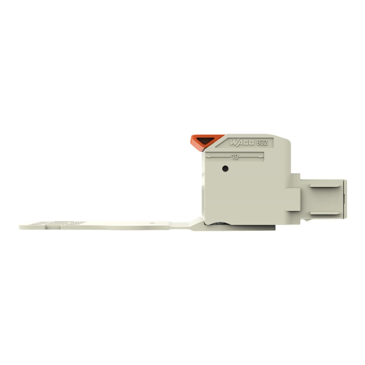 1-Leiter-Federleiste Hebel 832-1105/335-000