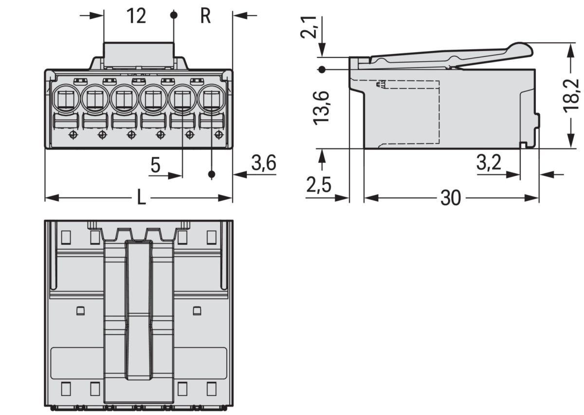 1-Leiter-Stiftleiste 2092-1526/002-000