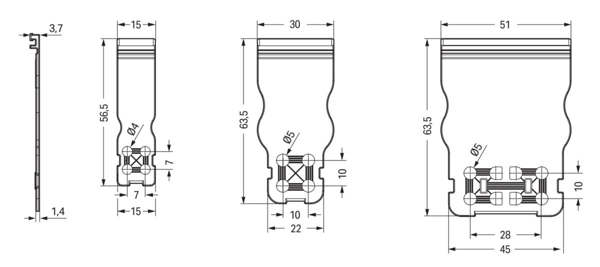1-Leiter-Stiftleiste 831-3205/135-000