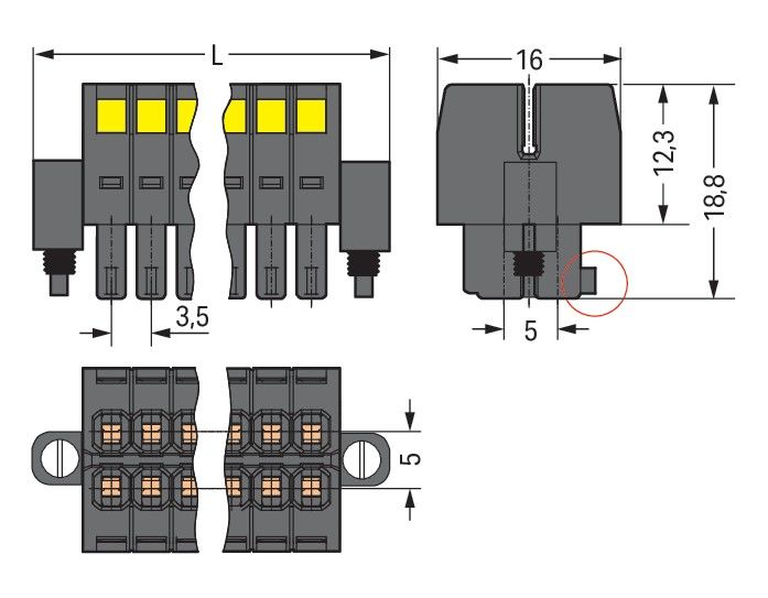1-LeiterFederleiste2reihig 713-1110/107-047/033