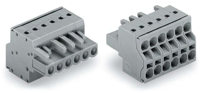 2-Leiter-Federleiste 231-2105/026-000