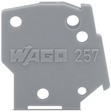 Abschlussplatte anrastbar 257-400 Abschlussplatte anrastbar 257-400