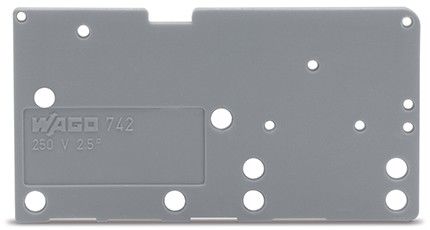 Abschlussplatte anrastbar 742-150 Abschlussplatte anrastbar 742-150