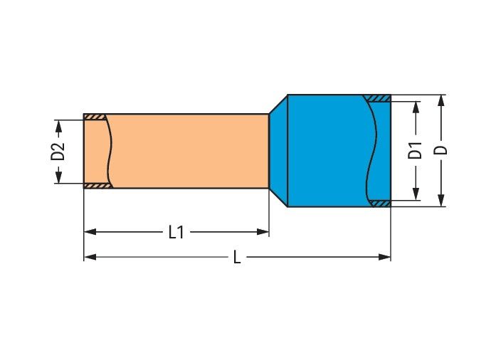Aderendhülse 216-1261 Aderendhülse 216-1261
