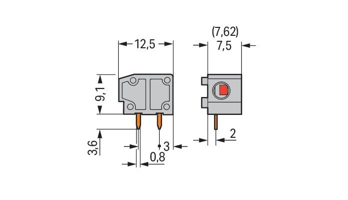 Anreihbare Leiterplattenk. 235-752