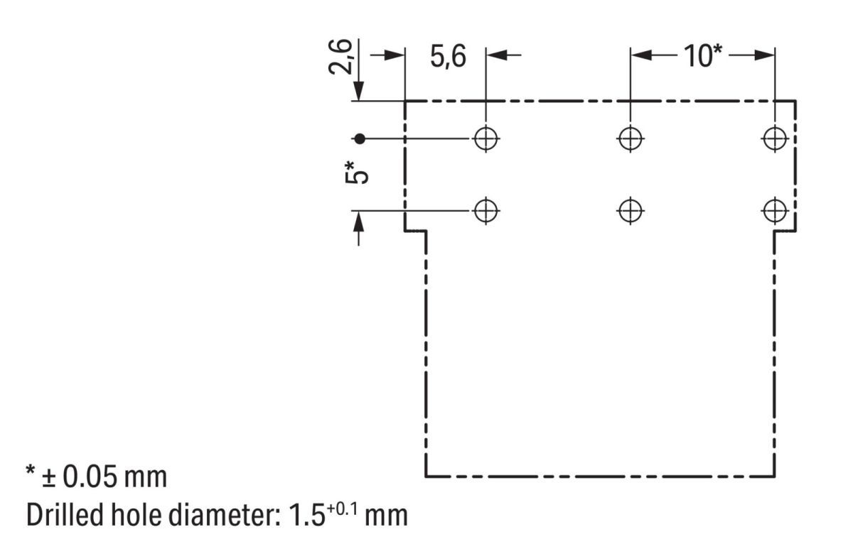 Buchse für Leiterplatten 770-843/011-000