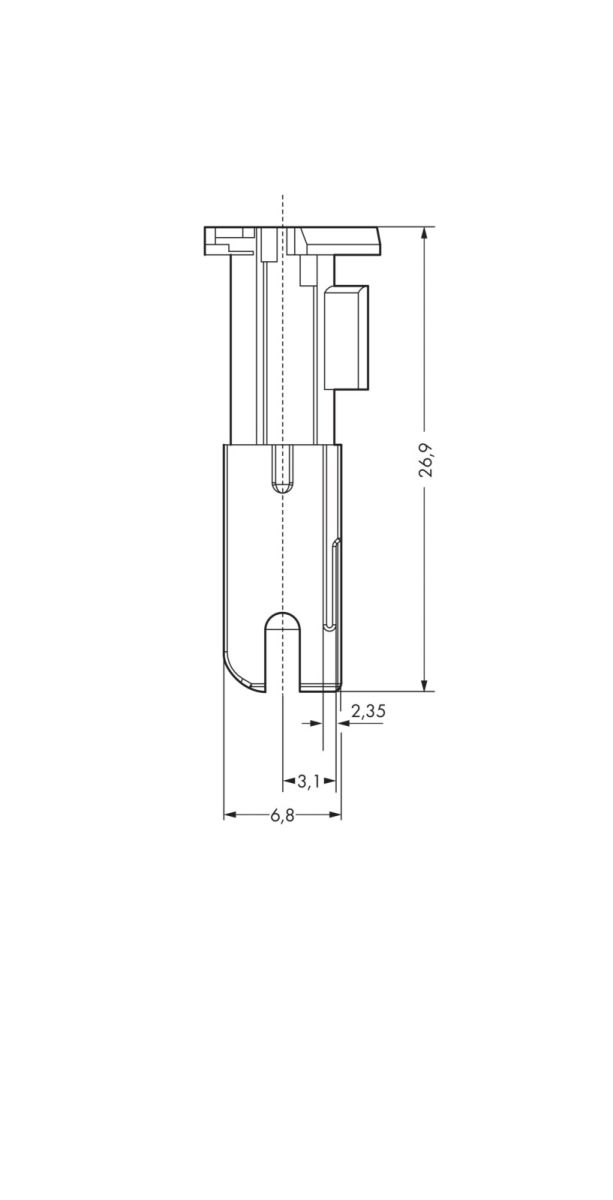 Buchsenmodul o. PE-Kontakt 267-120