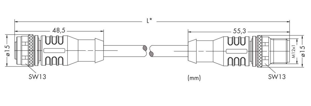 CANopen-/DeviceNet-Leitung 756-1405/060-020