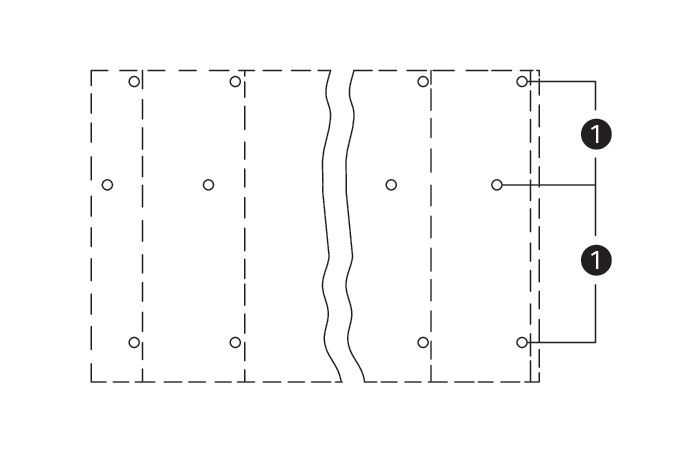 Dreistock-Leiterplattenkl. 737-754